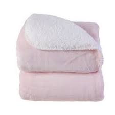 Cobertor Sherpam liso rosa 1,10 x0,90m Lao
