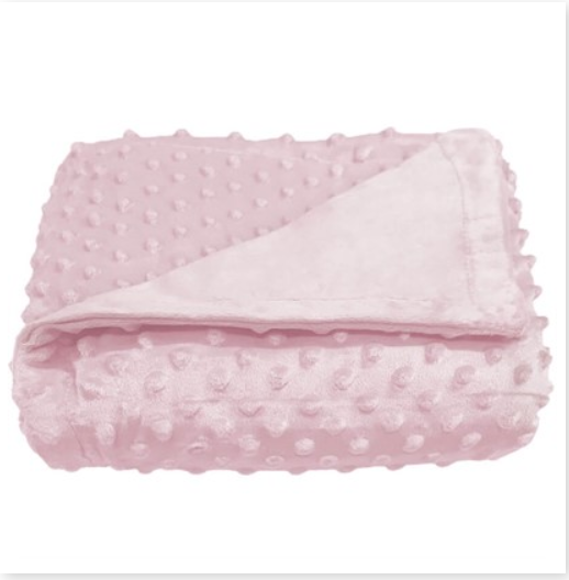 Cobertor Sherpam rosa beb dots 1,10 x0,90m Lao