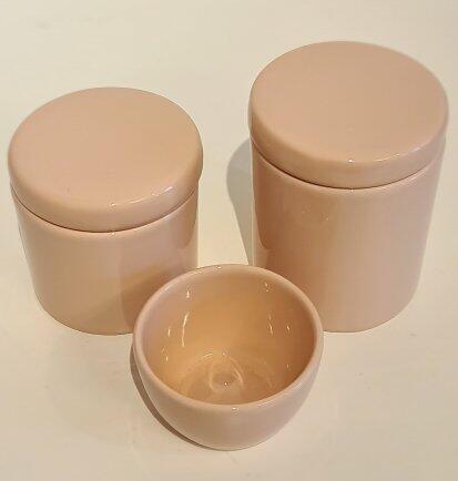Kit ceramica 3ps liso rosa velho RO