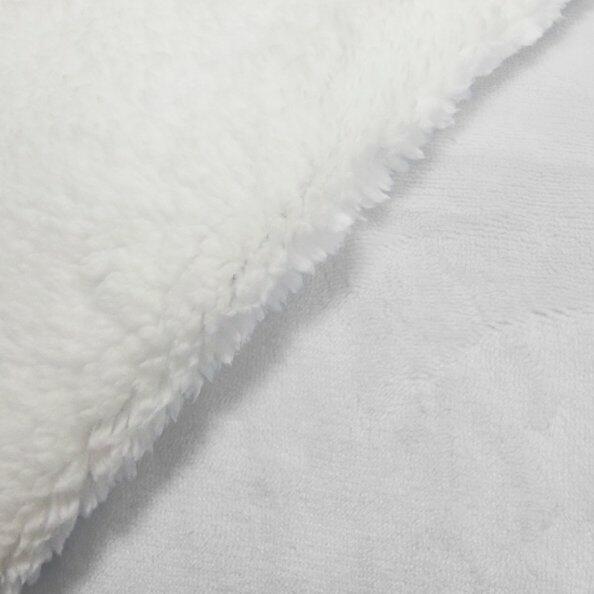 Cobertor Sherpam branco  hearts 1,10 x0,90m Lao
