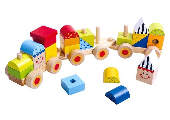 Trem de blocos Tooky Toy