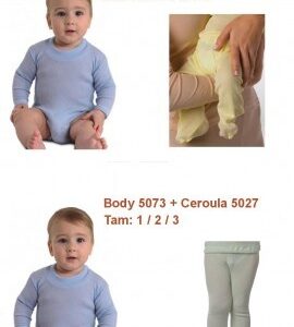 Conjunto body+calça branco G lion 5037