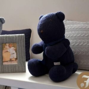 Urso G tricot trança ou losango Fau