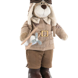 Urso Bochecha Aviador Antigo 3 - 352