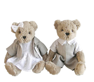 Ursa Urso Filip de pelúcia roupa linho