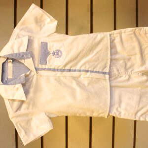 Conjunto batizado bermuda +camisa detalhe azul P