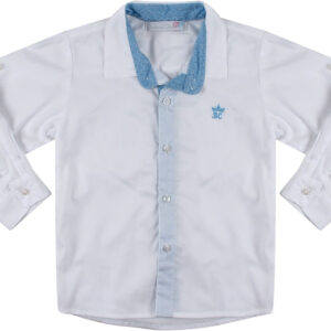 Camisa branca det az claro G Barbara Kids 7420