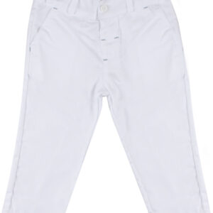 i18 Calça social branca P Barbara Kids 7431