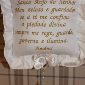 Almofada oração Santo Anjo AC Baby