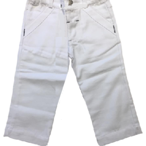 Calça branca detalhe marinho M 7382 Barbara Kids