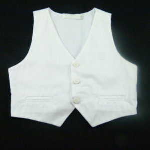 Colete avulso branco G Barbara Kids 2412