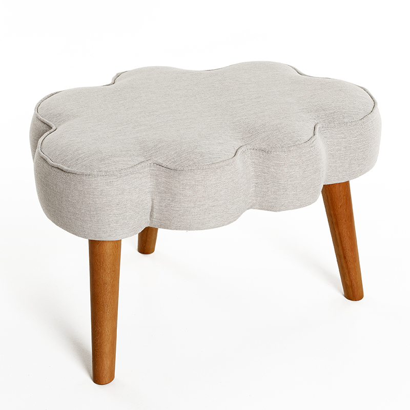Pufe Nuvem Pés altos madeira TEC C