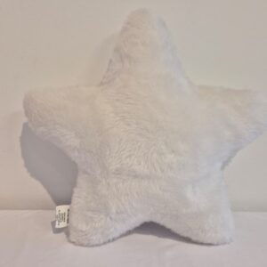 Almofada estrela pelo sintético bco ou rose FAU