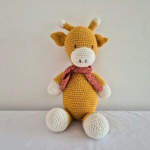 Amigurumi girafa tons terrosos P Qmama