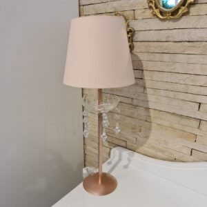 Abajur rose gold AR8 Bobeche Clarear