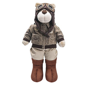 Urso Bochecha Aviador Antigo 2 - 351 Silvia Polito