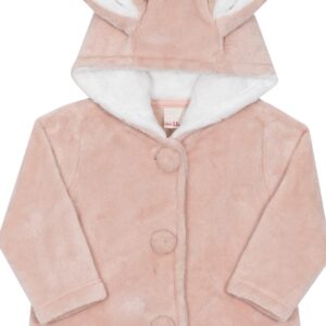 Casaco feminino pelo rosa T1 Nini Bambini