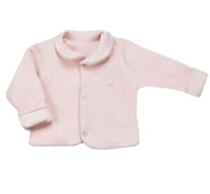 Casaco veludo rosa forrado Raposa G Mini Bear