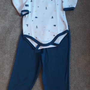 Conj Body calça suedine marinho M Dedeka