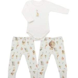 Conj body c/calça suedine Africa M Mini Bear
