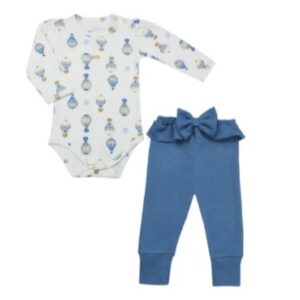 Conj body c/calça suedine Ballon M Mini Bear