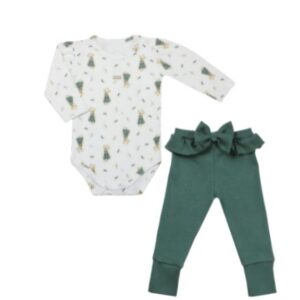 Conj body c/calça suedine Ursinha ma P Mini Bear