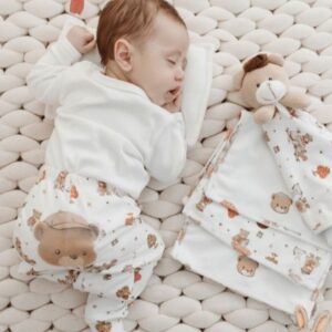 Conj body c/calça suedine Ursinho flo M Mini Bear