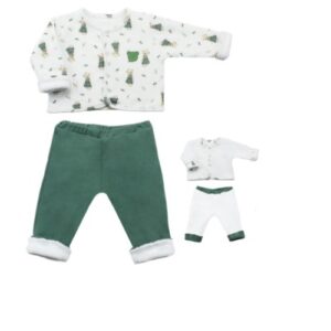 Conj casaco calça forrado Ursinha ma M Mini Bear
