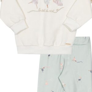 Conj casaco calça moletom ballet T1 Nini Bambini