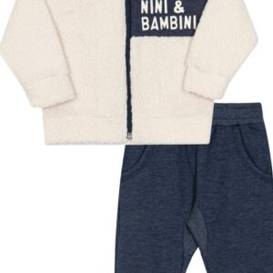 Conj casaco calça moletom/pele mar G Nini Bambini