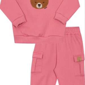 Conj casaco calça moletom urso rs T1 Nini Bambini