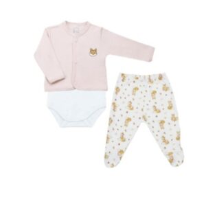 Conj pagão body cas calça sued Raposa P Mini Bear