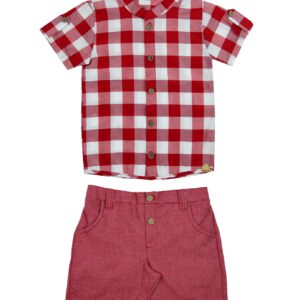 Conjunto curto celebration vermelho 1A