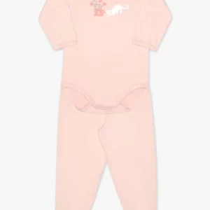 Conjunto melange body/calça gatinha P Dedeka