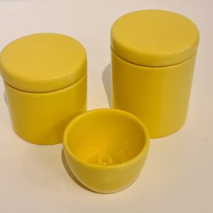Kit ceramica 3pçs liso terroso RO