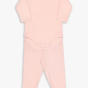Kit body/calça melange canelado rs P 24551 Dedeka