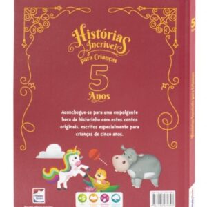 Livro Histórias Incríveis para Crianças 5 Anos