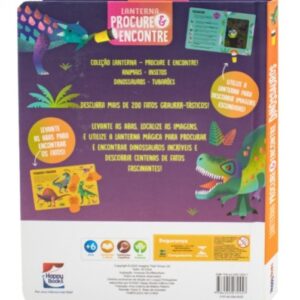Livro Lanterna procure e encontre Dinossauros