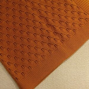 Manta de colo tricot cor leme AT
