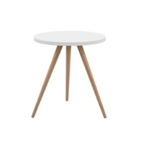 Mesa de apoio Neve com pés Palito madeira