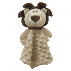 Naninha 30x30cm leão bege laço