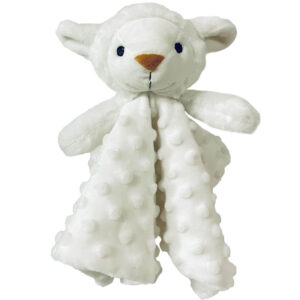 Naninha 30x30cm ovelha branca laço