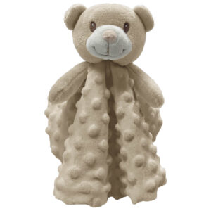 Naninha 30x30cm urso bege laço