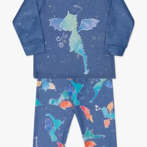 Pijama microsoft sublimado dragão T2 24735 Dedeka