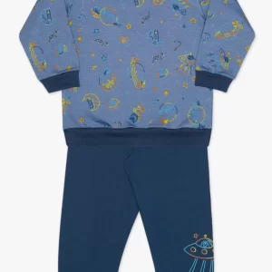 Pijama moletinho espaço T2 24728 Dedeka