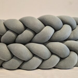 Trança p/berço tricô verde maré 4m BIAH