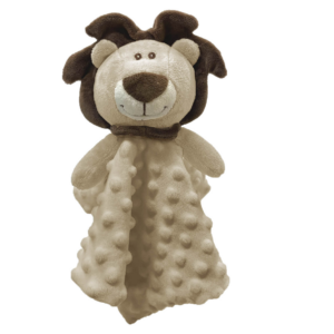 Naninha 30x30cm leão bege laço