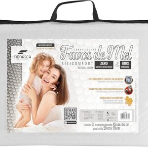 Travesseiro favos de mel zero kids Z4090 Fibrasca