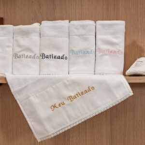 Toalha meu batizado AC Baby