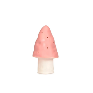 Abajur cogumelo P rosa vintage bup baby